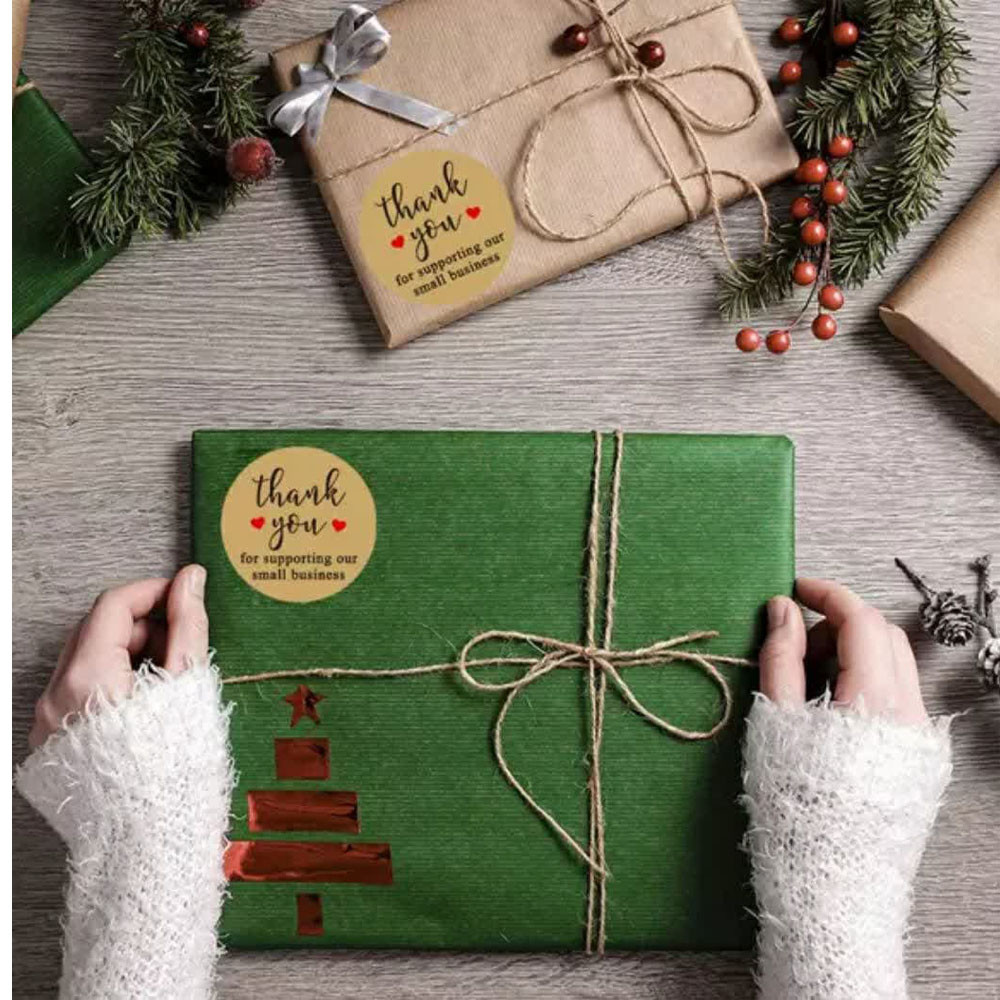 برچسب طرح تشکر از مشتری مدل TW بسته 500 عددی