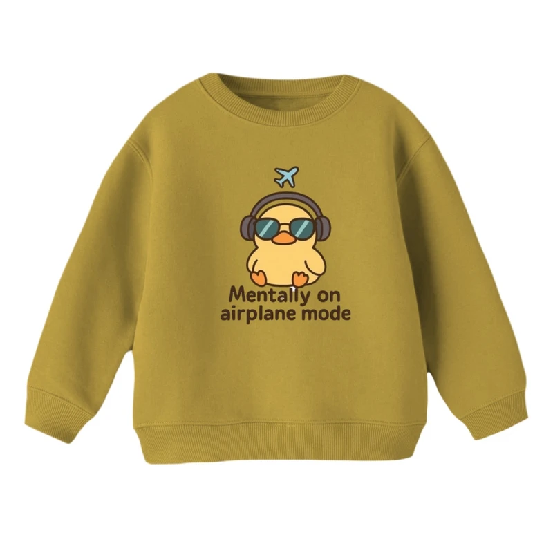 سویشرت بچگانه مدل جوجه و هدفون 