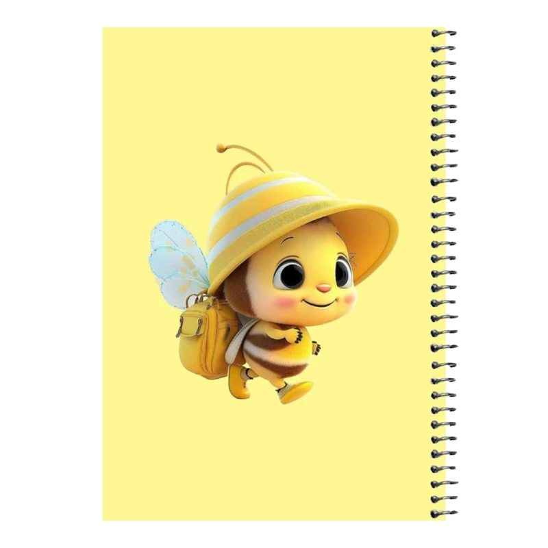 دفتر مشق 80 برگ اس جی مدل زنبور  