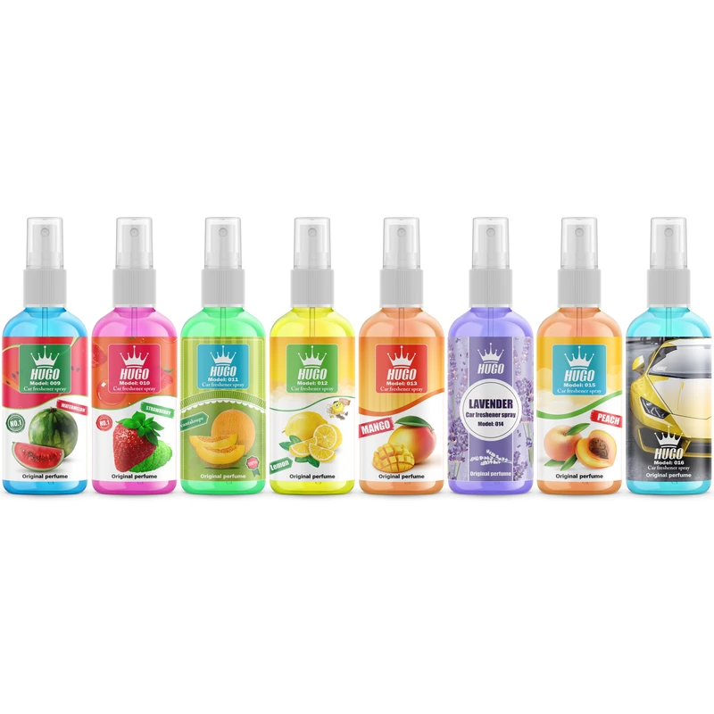 اسپری خوشبو کننده خودرو هوگو مدل C.910111213141516 حجم 50 میلی لیتر بسته 8 عددی
