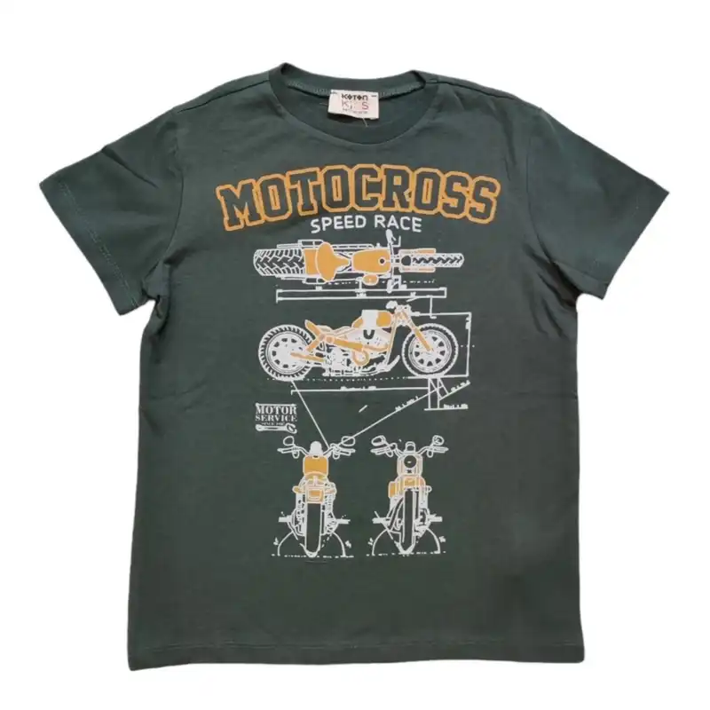 تیشرت پسرانه کوتون مدل موتورسیکلت