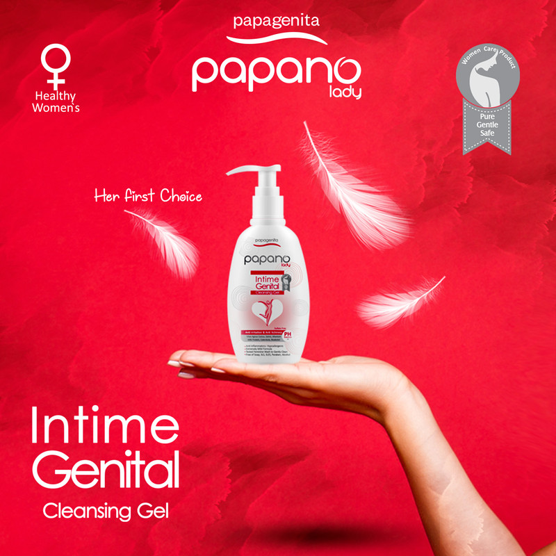 ژل بهداشتی بانوان پاپانو مدل papagenita حجم 200 میلی لیتر