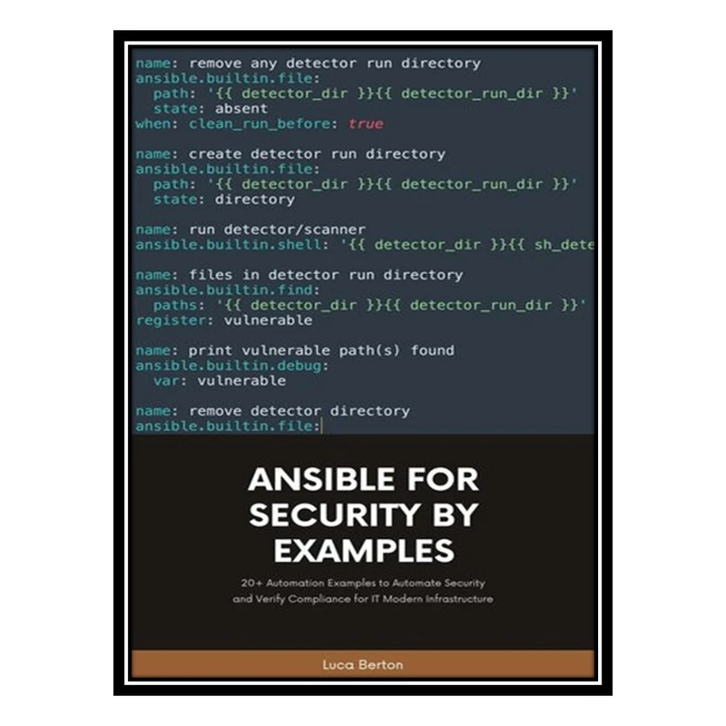 کتاب Ansible For Security by Examples اثر Luca Berton انتشارات مؤلفین طلایی