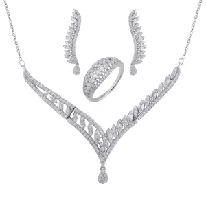 نیم ست نقره زنانه مدل M3143