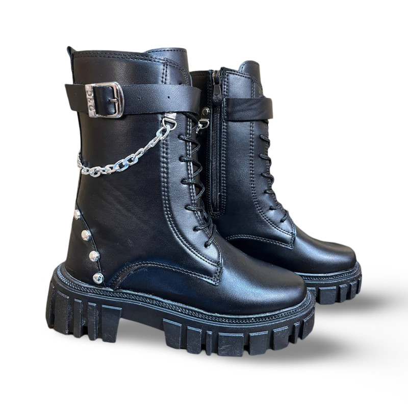 نیم بوت زنانه مدل زنجیردار