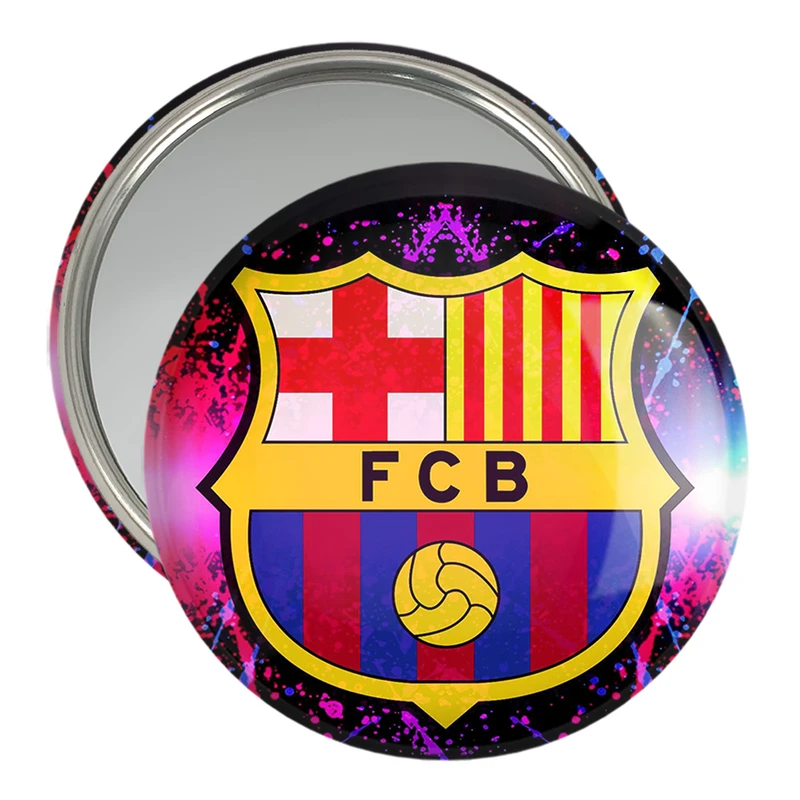 آینه جیبی خندالو مدل باشگاه بارسلونا کد 26272