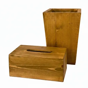 ست سطل و جعبه دستمال کاغذی مدل btre