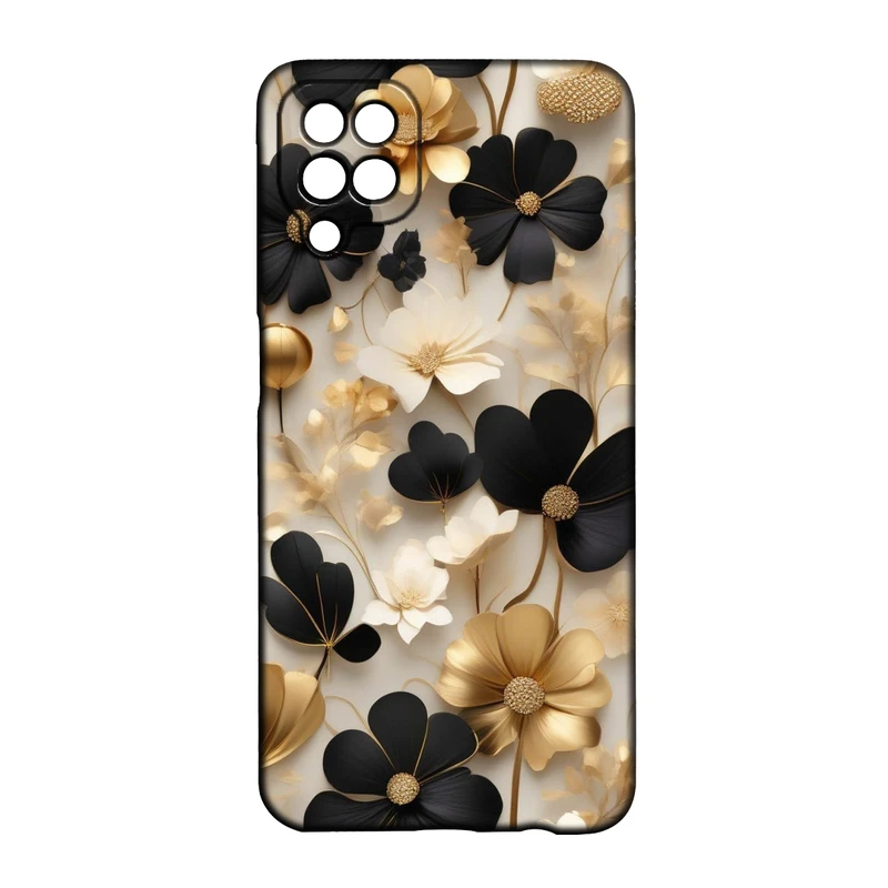 کاور طرح گل کد 322 مناسب برای گوشی موبایل سامسونگ Galaxy A12 / M12 / F12