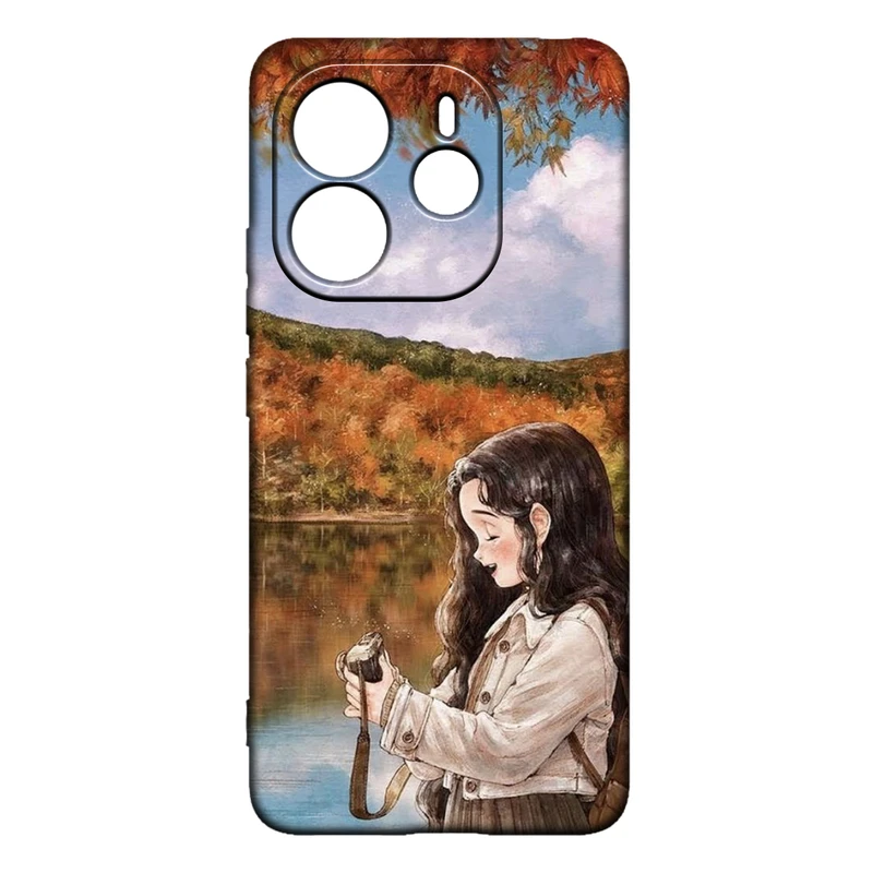 کاور طرح دخترانه کد 288 مناسب برای گوشی موبایل شیائومی Redmi Note 14 4G