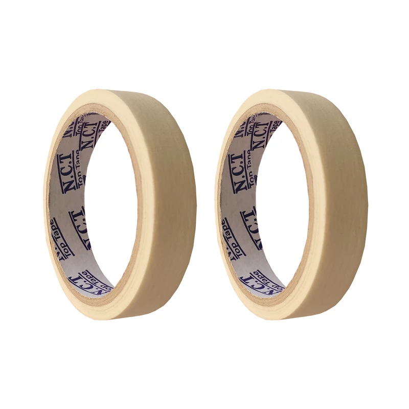 نوار چسب کاغذی ان سی تی مدل TP8080 عرض 2 سانتی متر بسته 2 عددی