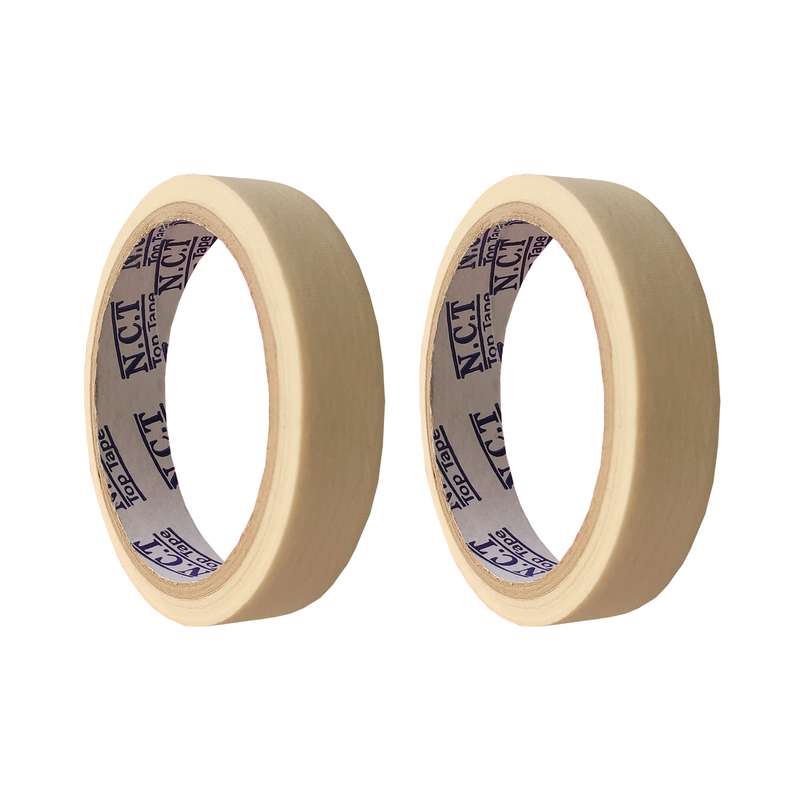 نوار چسب کاغذی ان سی تی مدل TP8080 عرض 2 سانتی متر بسته 2 عددی