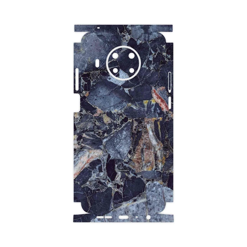 برچسب پوششی ماهوت مدل Broken black marble-FullSkin مناسب برای گوشی موبایل نوکیا X20
