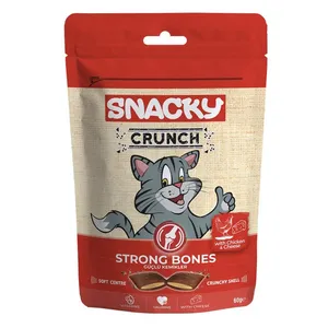 تشویقی گربه مدل strong bones مرغ وزن 60 گرم