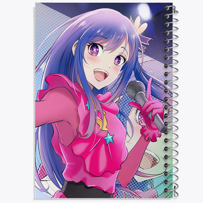 دفتر نقاشی 50 برگ خندالو مدل هوشینو انیمه اوشی نو کو ستاره من Oshi No Ko کد 27473
