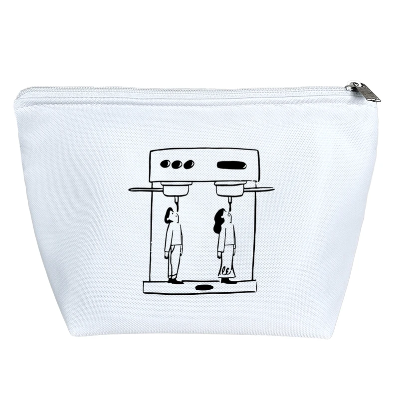 کیف لوازم آرایش دخترانه خندالو مدل عاشقان قهوه کد 10360