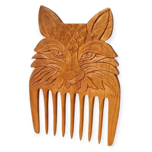 شانه مو مدل چوبی کد fox