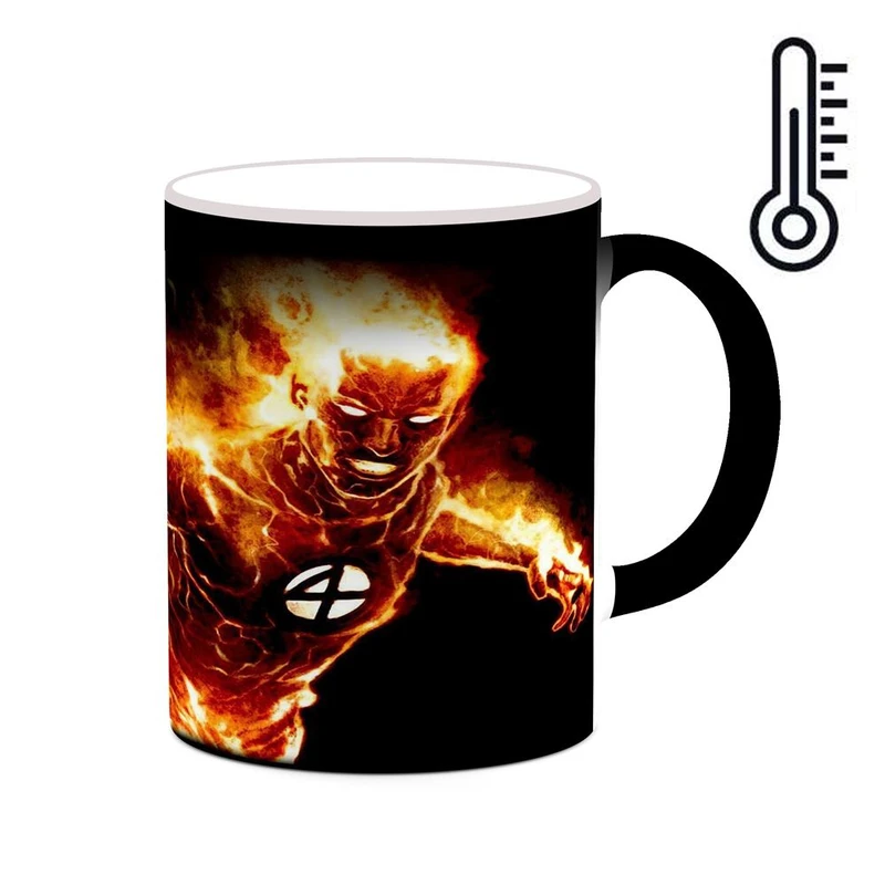 ماگ حرارتی کاکتی مدل Human Torch کد mgh39023