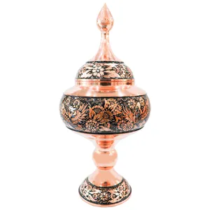 شکلات خوری مسی مدل الماس تراش نیمه کد 47p21half