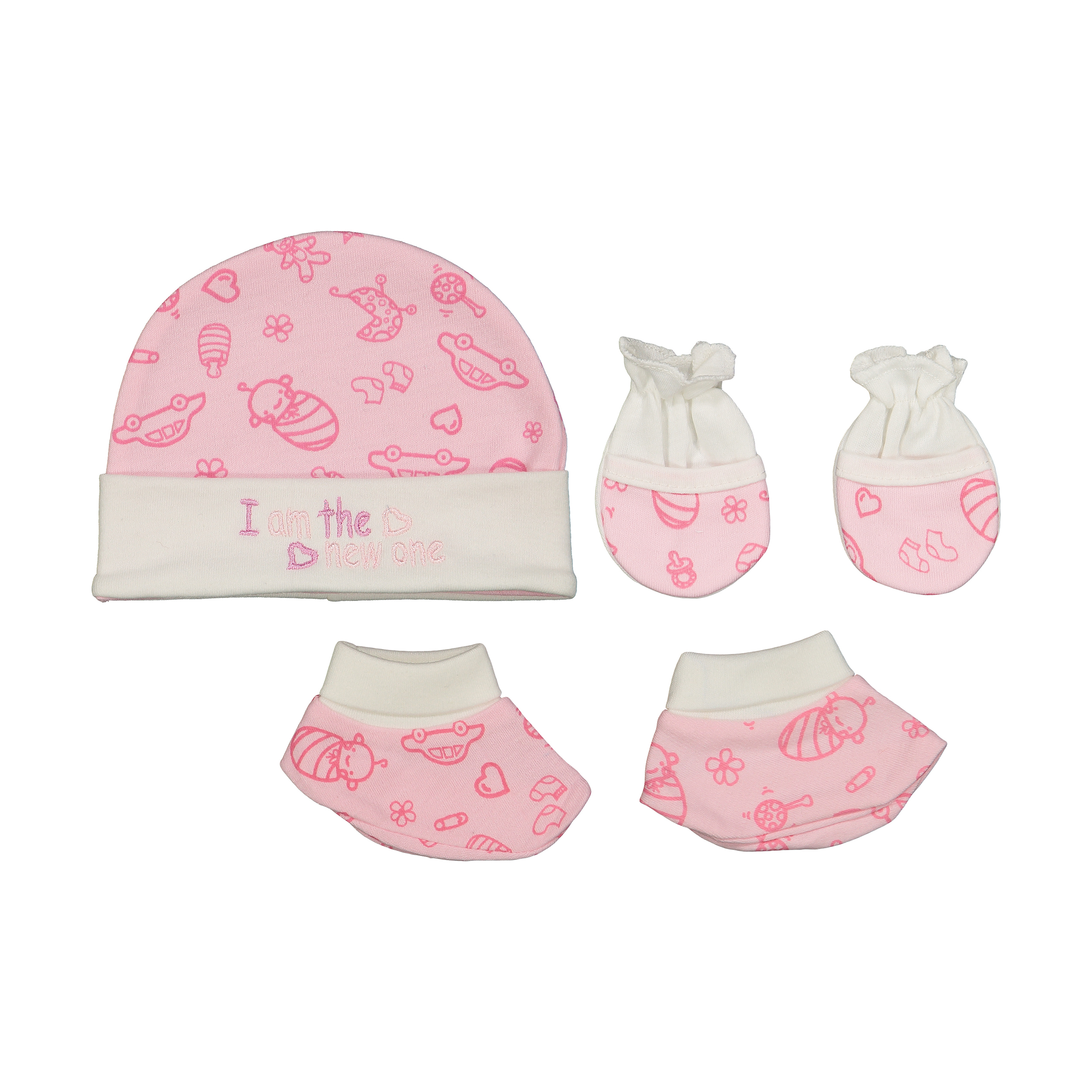 ست 3 تکه نوزادی پاپو مدل car