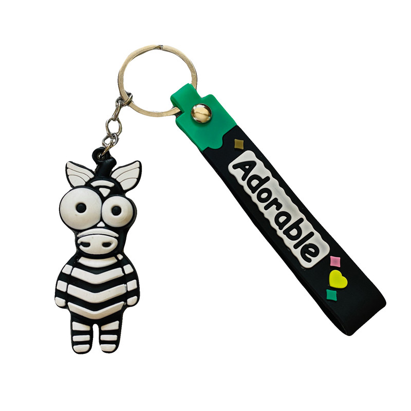 جاکلیدی مدل سیلیکونی طرح گورخر کد JIMI110 جاکلیدی مدل سیلیکونی طرح گورخر کد JIMI110