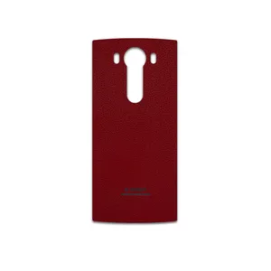 MAHOOT Red-Leather Cover Sticker for LG V10