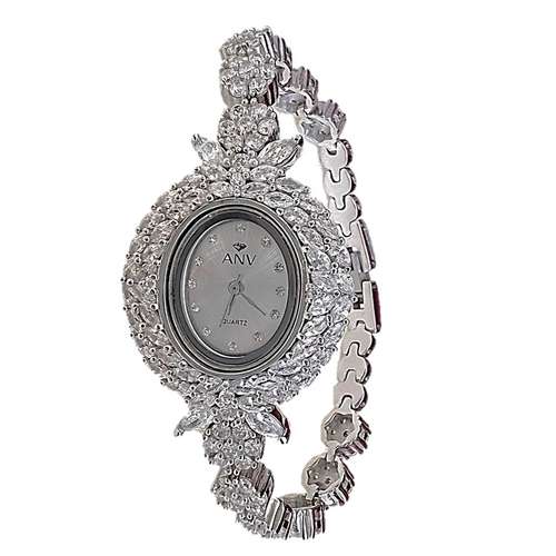 ساعت مچی عقربه ای نقره زنانه مدل glsr-26900