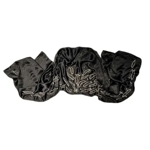 شال زنانه مدل سنگدوزی آتشی