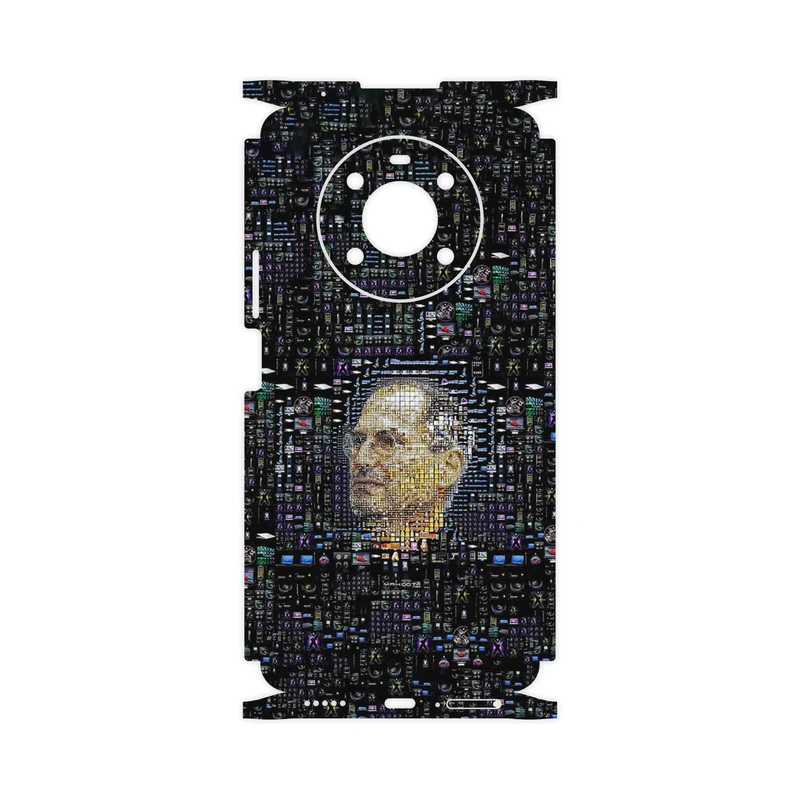 برچسب پوششی ماهوت مدل 2 Collage of Steve Jobs-FullSkin مناسب برای گوشی موبایل آنر X9 4G