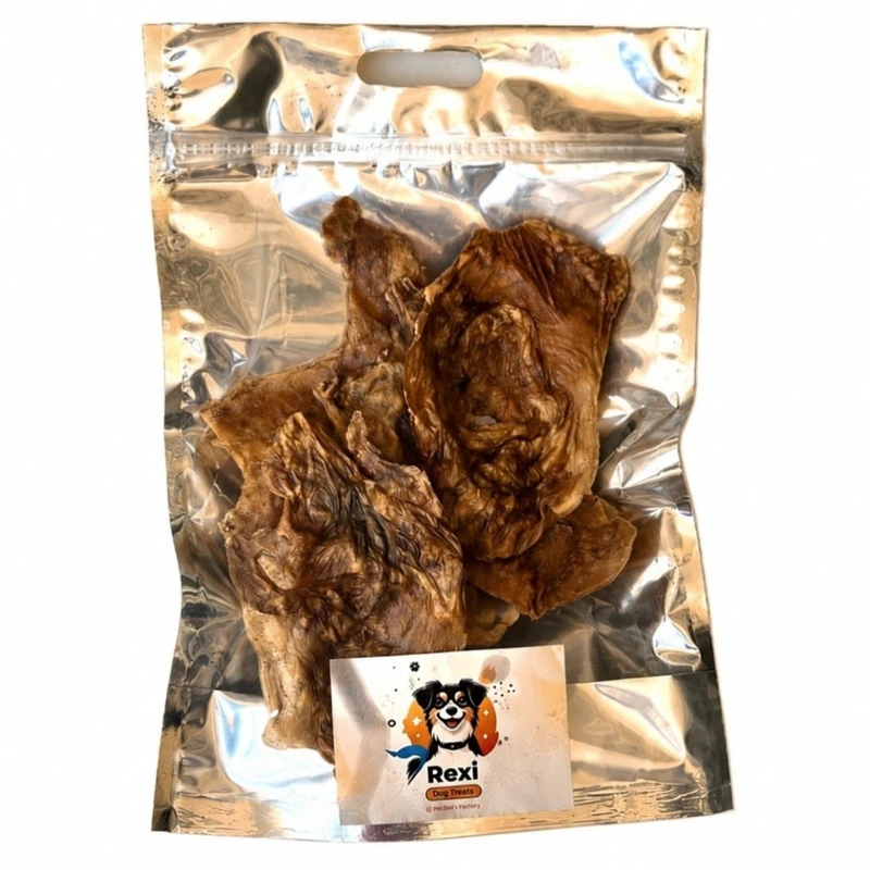 تشویقی سگ و گربه بالغ رکسی و لوسی مدل سیرابی خشک شده با طعم سیرابی وزن ۲۰۰ گرمی