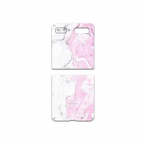 MAHOOT Blanco-Pink-Marble Cover Sticker for Samsung Galaxy Z Flip
