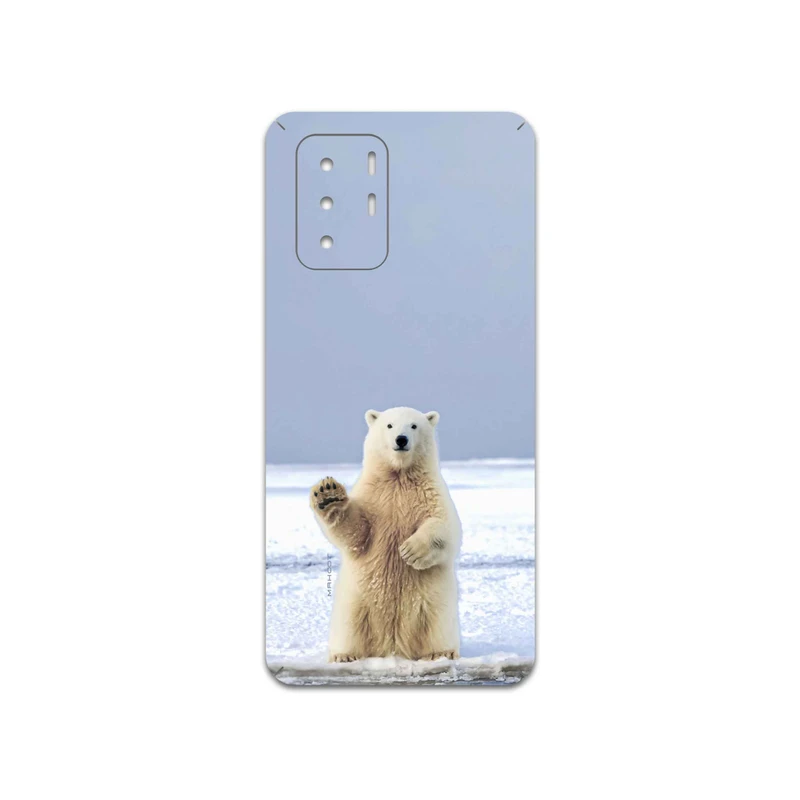 برچسب پوششی ماهوت مدل Polar-bear مناسب برای گوشی موبایل شیائومی Redmi Note 10 Pro (China)