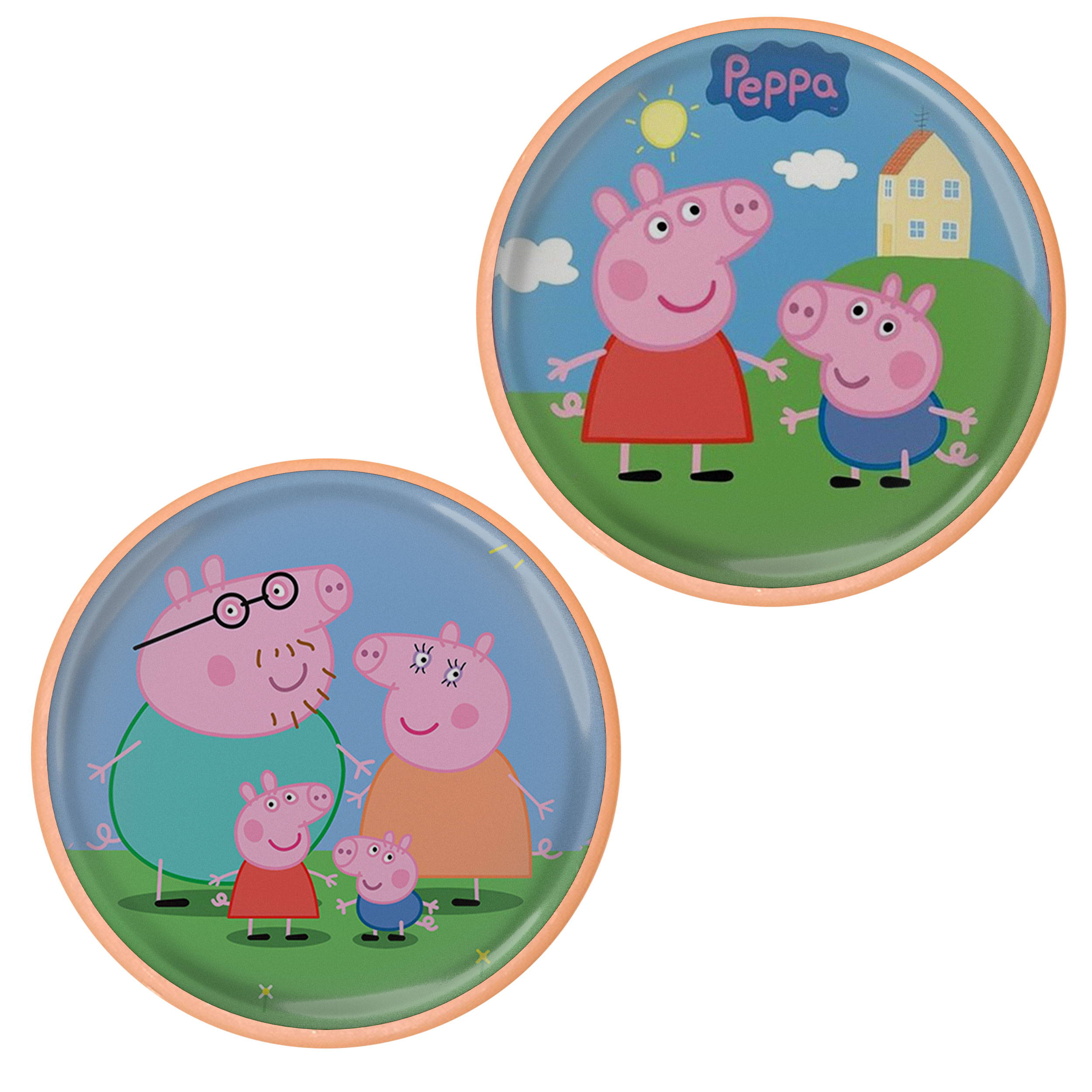 تراش مدل مخزن دار طرح انیمیشن خوک پپا پیگ کد S12994-985 بسته دو عددی