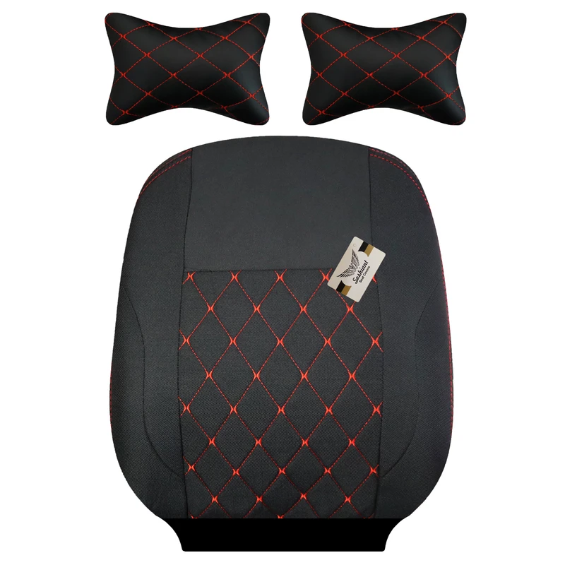 روکش صندلی خودرو سوشیانت مدل A-70 مناسب برای رنو L 90 به همراه پشت گردنی