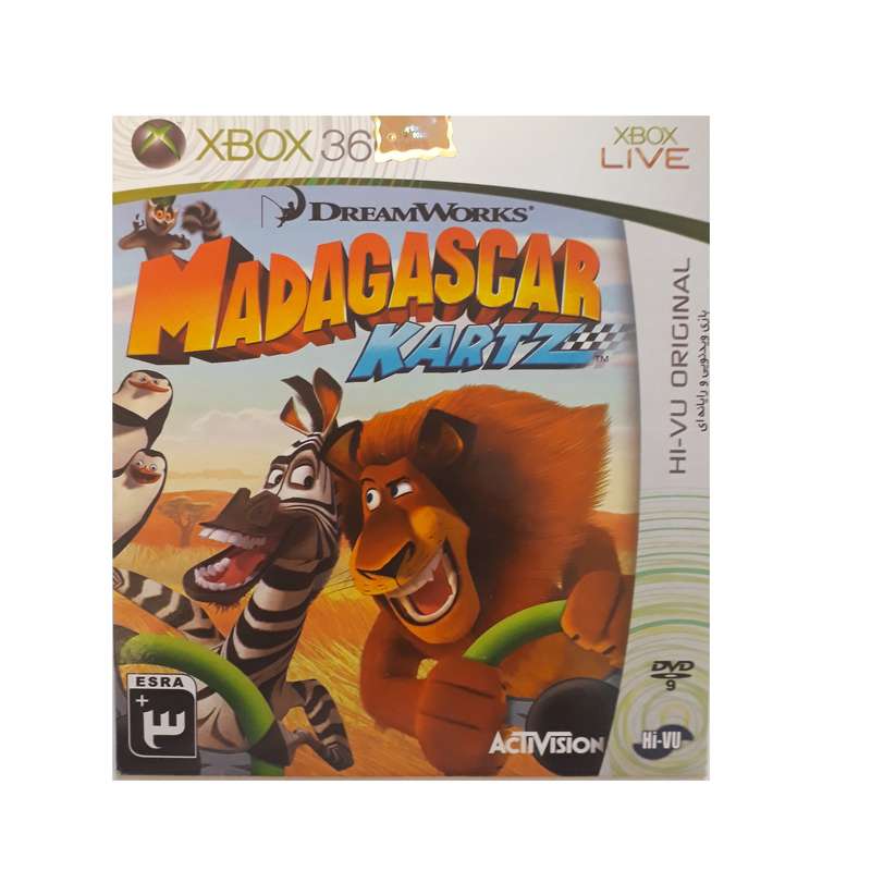 بازیmadagaskar kartz مخصوص Xbox 360