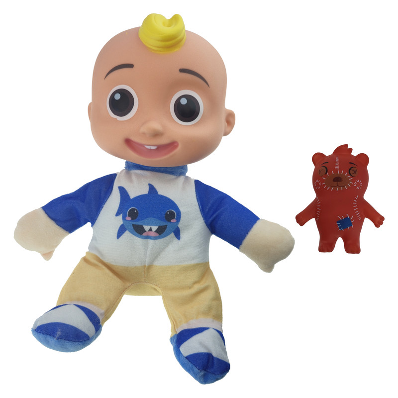 عروسک مدل کوکوملون طرح Shark T-shirt موزیکال ارتفاع 26 سانتی متر مجموعه 2 عددی