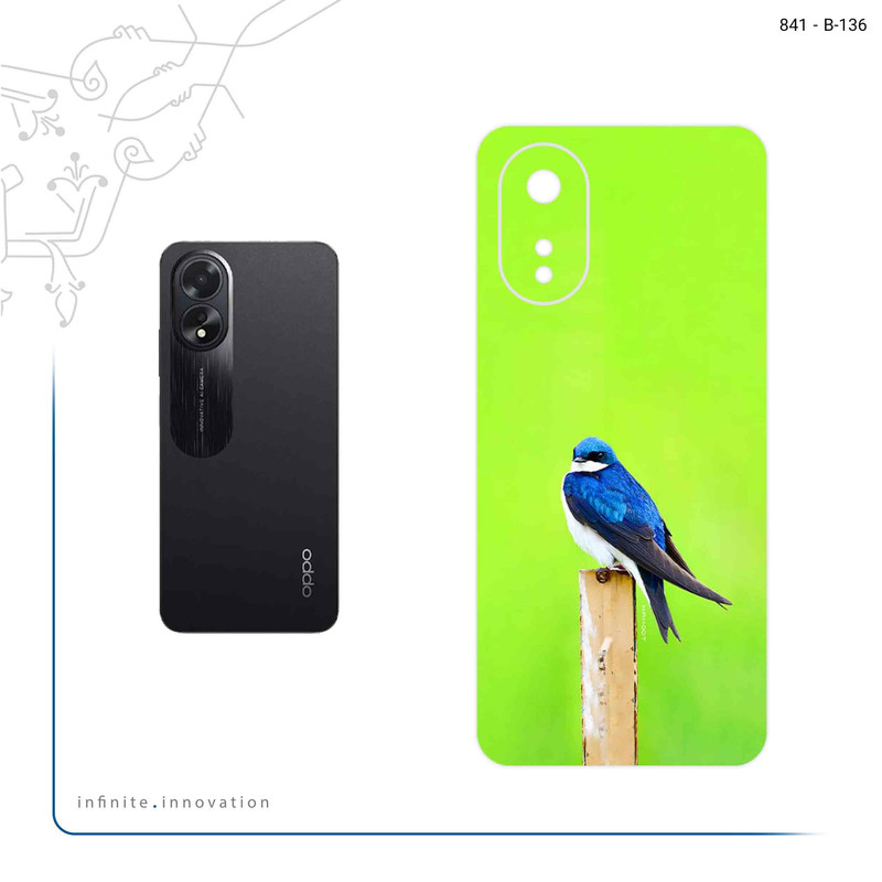 برچسب پوششی ماهوت مدل Bird Swallow مناسب برای گوشی موبایل اپو A38