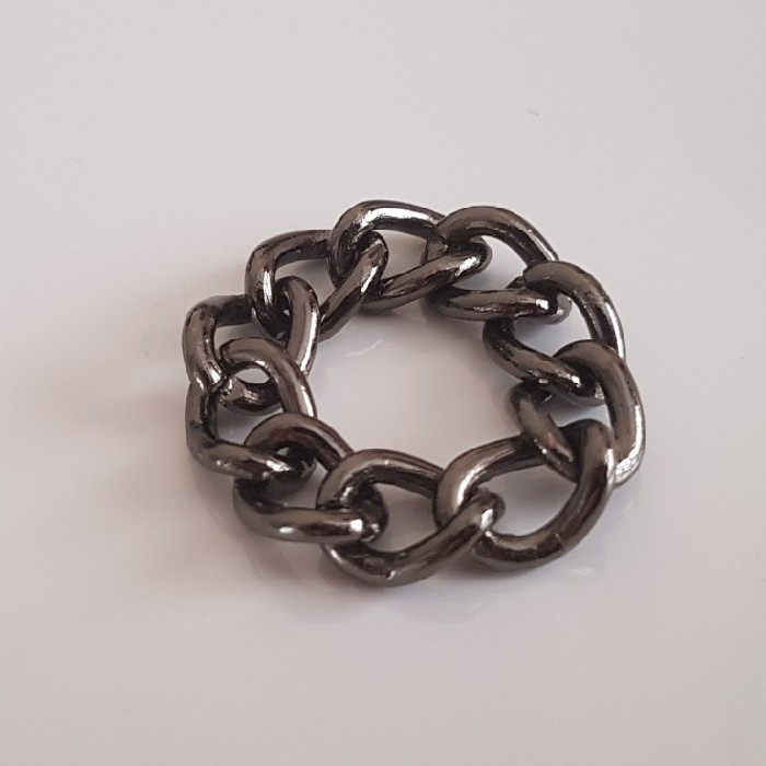 انگشتر مردانه مدل زنجیر کد P544