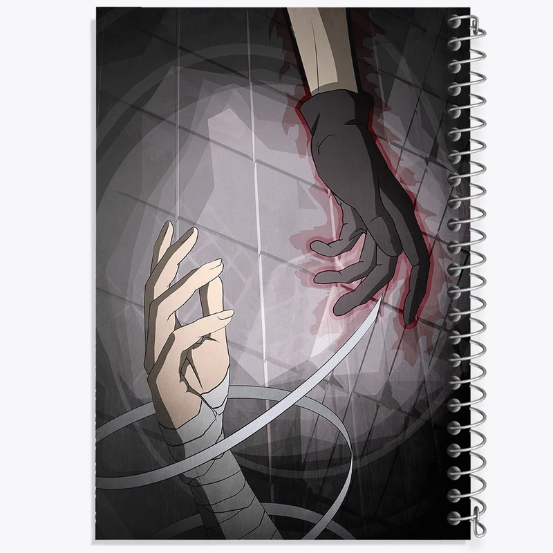 دفتر ژورنال نویسی 50 برگ خندالو مدل نقطه ای طرح انیمه سگ های ولگرد بانگو کد F2382