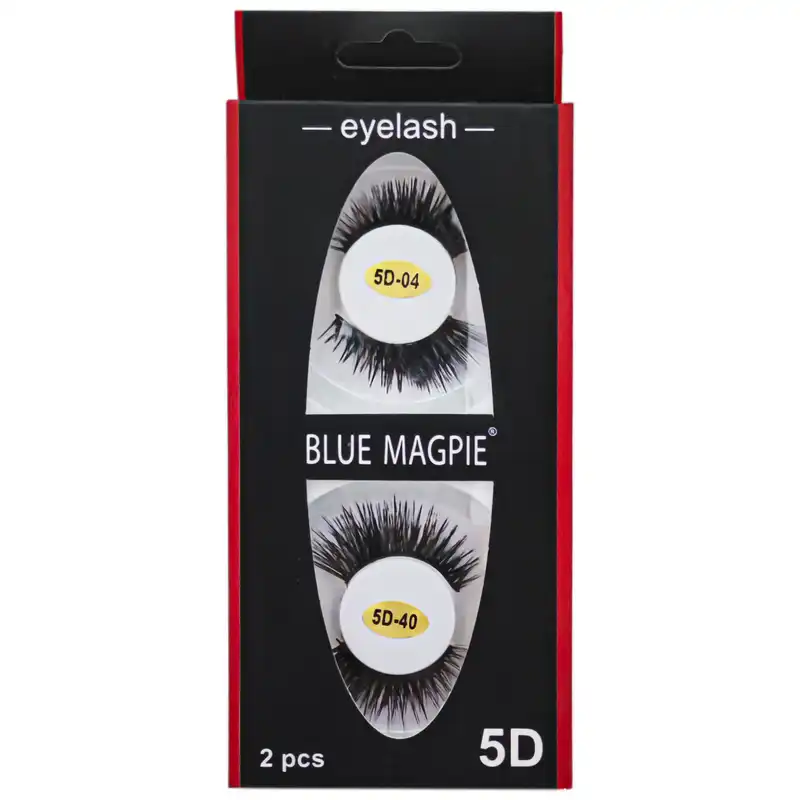 مژه مصنوعی بلو مگپی مدل 5D-04 مجموعه 2 عددی