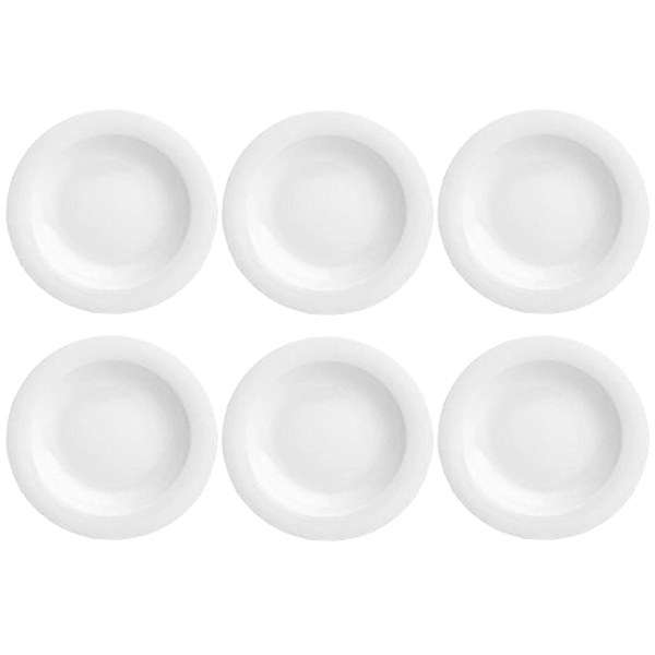 بشقاب خورش خوری چینی زرین ایران مدل h20 بسته 6 عددی