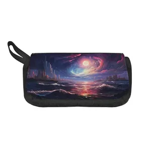 جامدادی زیگ زاگ طرح ماه و دریا کد 6655