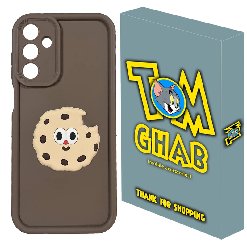 کاور تام قاب مدل سولید طرح کوکی مناسب برای گوشی موبایل سامسونگ Galaxy A55