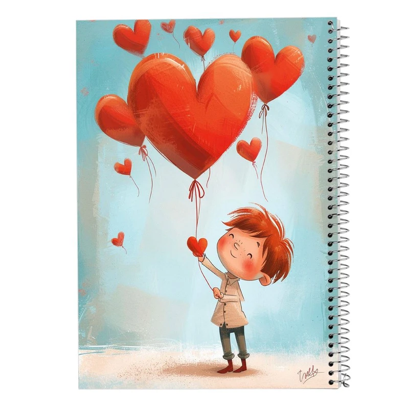 دفتر ژورنال نویسی 50 برگ مدوپد مدل نقطه ای طرح دخترانه کد DF15771