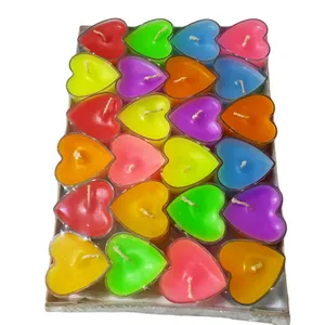 شمع وارمر مدل رنگی بسته 48 عددی