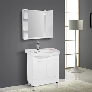 ست کابینت روشویی کاسپین مدل هلیا به همراه آینه و باکس