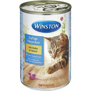 نقد و بررسی کنسرو غذای گربه وینستون مدل huhn in sauce وزن 400گرم توسط خریداران
