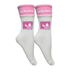 جوراب ورزشی ساق بلند زنانه مدل پنبه دوکش اسپرت AD-PI