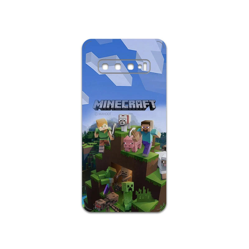 برچسب پوششی ماهوت مدل Minecraft-Game مناسب برای گوشی موبایل سامسونگ Galaxy S10