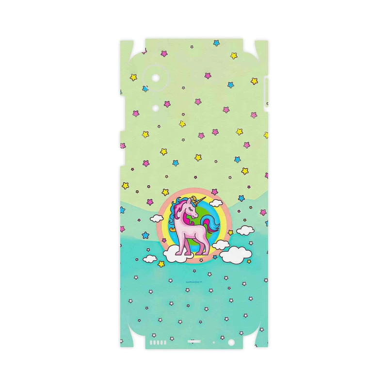 برچسب پوششی ماهوت مدل Rainbow unicorn adventure-FullSkin مناسب برای گوشی موبایل سامسونگ Galaxy A03 Core