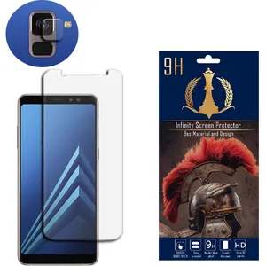   محافظ لنز دوربین اینفینیتی مدل PRO MAX مناسب برای گوشی موبایل سامسونگ Galaxy A8 PLUS به همراه محافظ صفحه نمایش